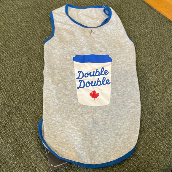 Hotel Doggy gray tank T-shirt  (sz lg 17”-19”) - Picture 1 of 8